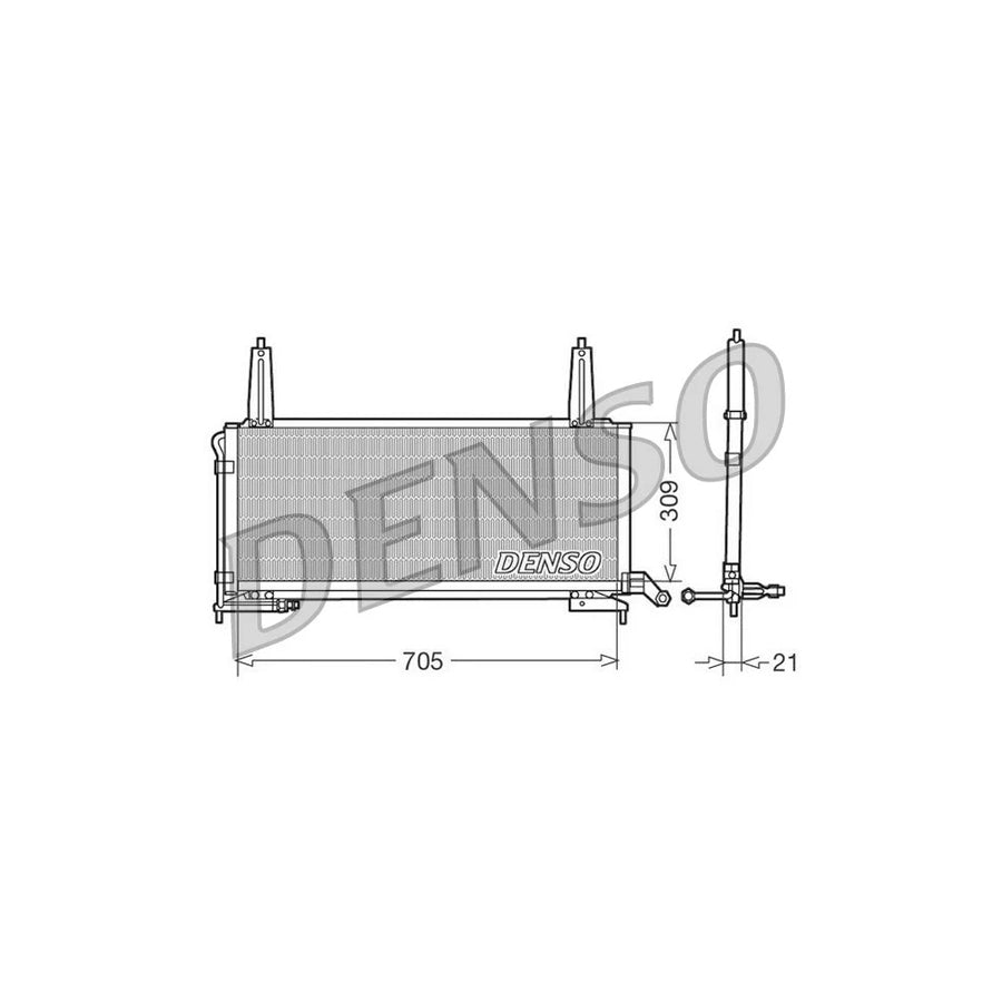DENSO DCN11006 Air Conditioning Condenser
