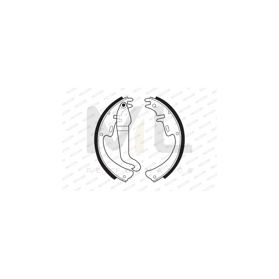 FERODO PREMIER FSB3 Brake Shoe Set | ML Performance Car Parts