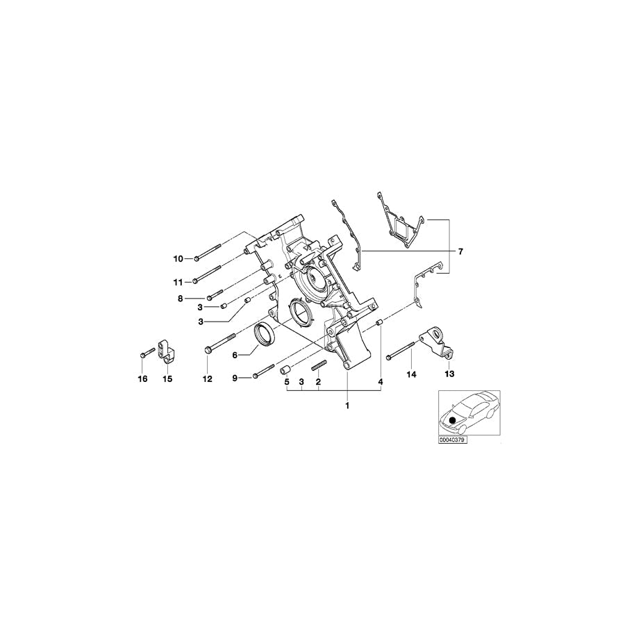 Genuine BMW 11140001187 E39 E52 Gasket Steel (Inc. M5 & Z8) | ML Performance US Car Parts