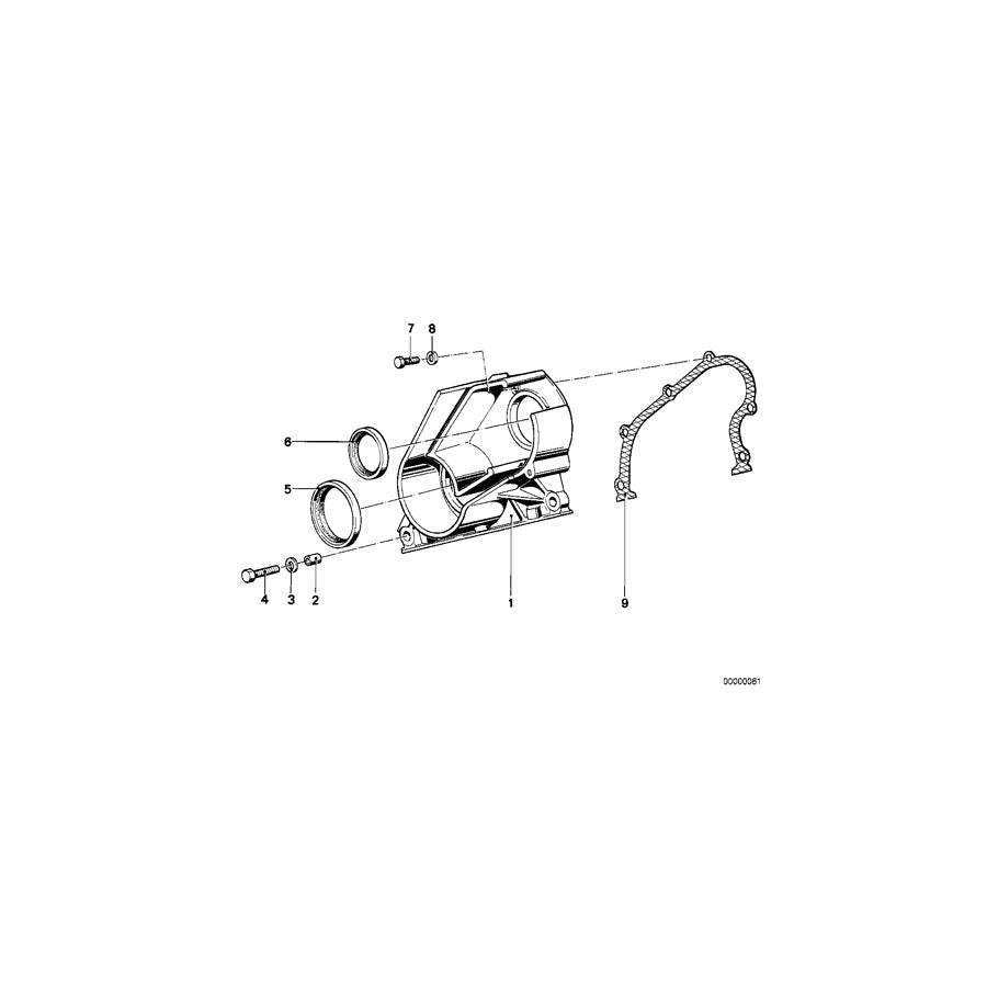 Genuine BMW 11141275989 E30 E34 E28 Cover (Inc. 524td, 324d & 524d) | ML Performance US Car Parts