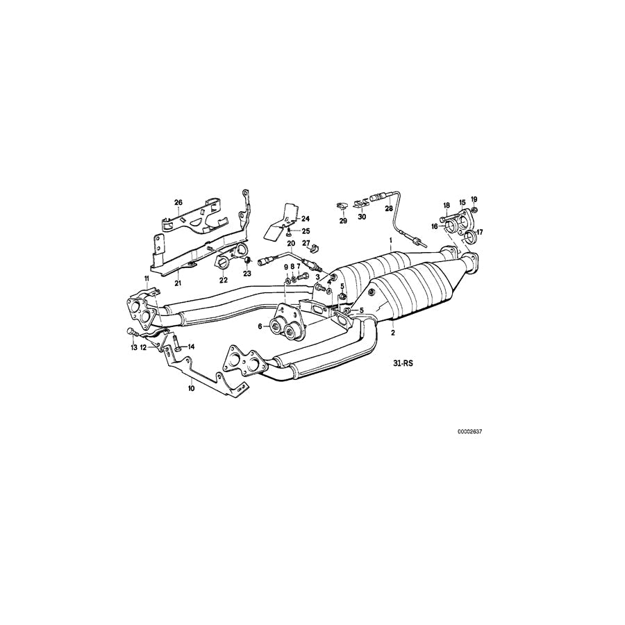 Genuine BMW 12531719593 E32 Stone-Chip Guard (Inc. 750i, 750iL & 750iLS) | ML Performance US Car Parts