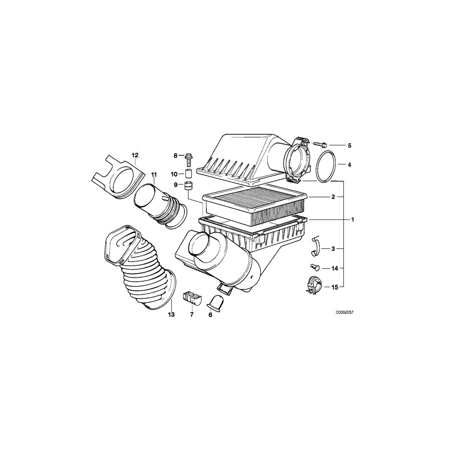 Genuine BMW 13711747012 E34 E32 Sealing (Inc. 740iL, 740i & 540i) | ML Performance US Car Parts