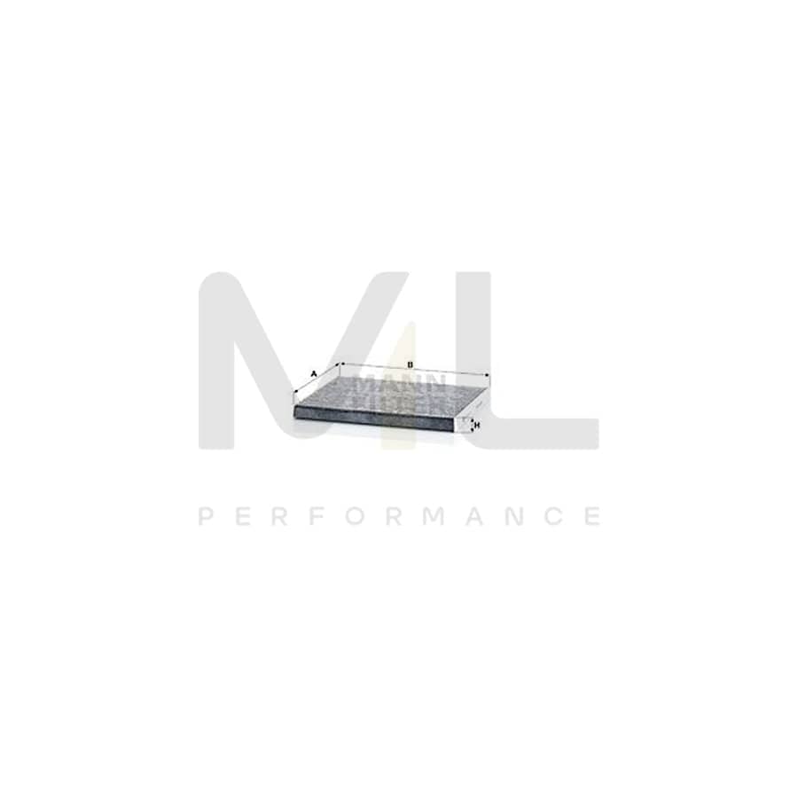 MANN-FILTER CUK 24 004 Pollen filter Activated Carbon Filter