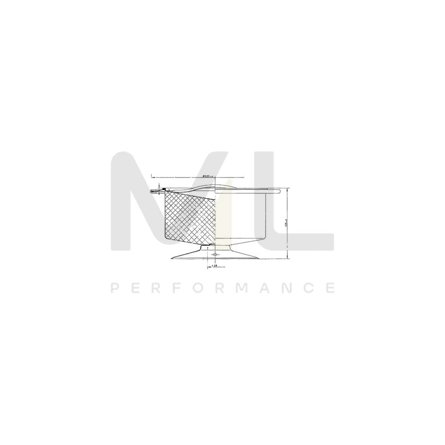MANN-FILTER 1180461S01 Air Filter Filter Insert