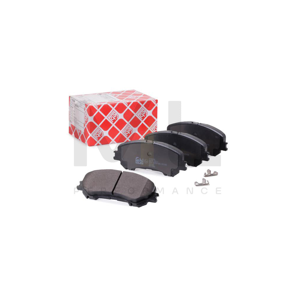 Febi Bilstein 116266 Brake Pad Set Front Axle, With Acoustic Wear Warning