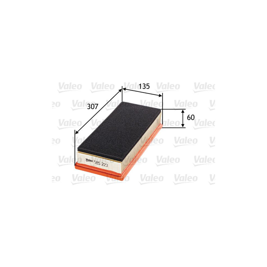 VALEO 585223 Air Filter | ML Performance UK Car Parts