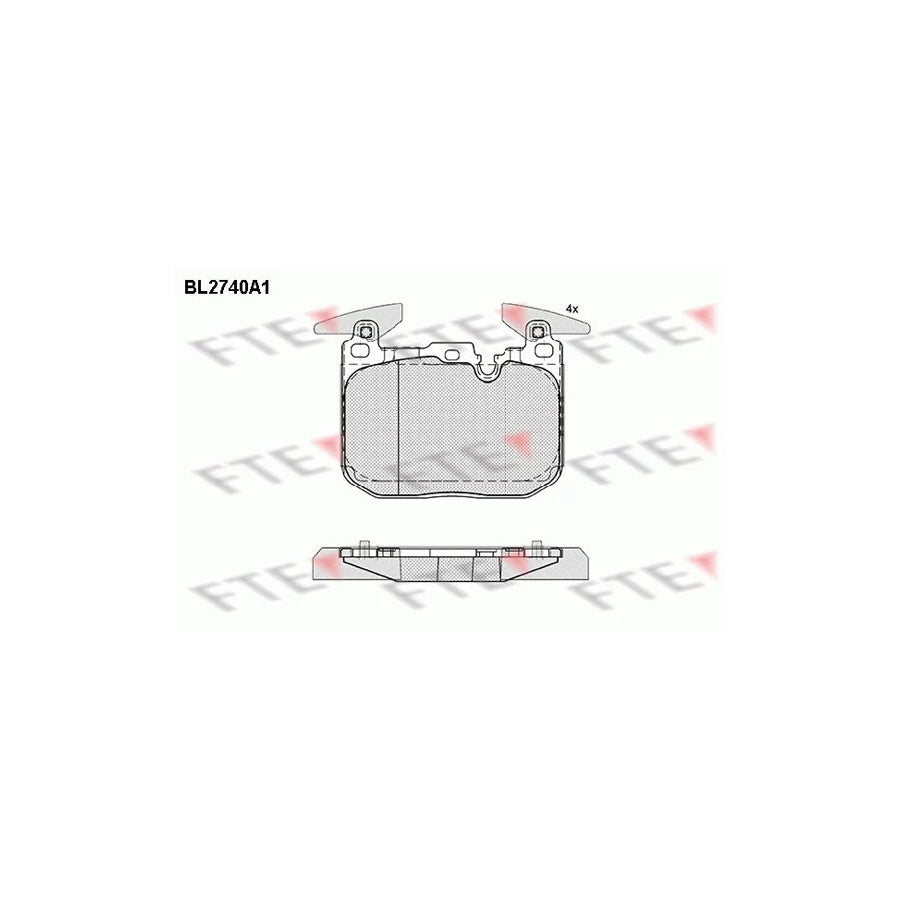 FTE 9010954 Brake Pad Set