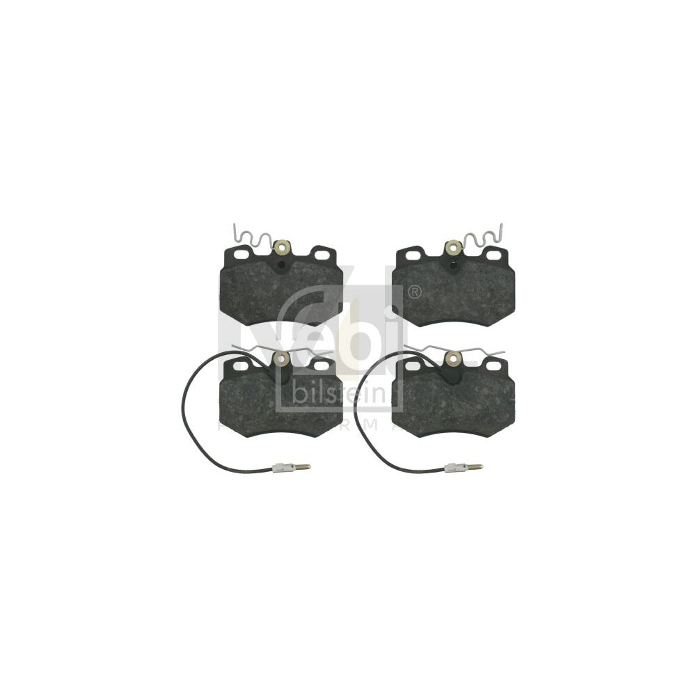 Febi Bilstein 16242 Brake Pad Set Front Axle, Incl. Wear Warning Contact