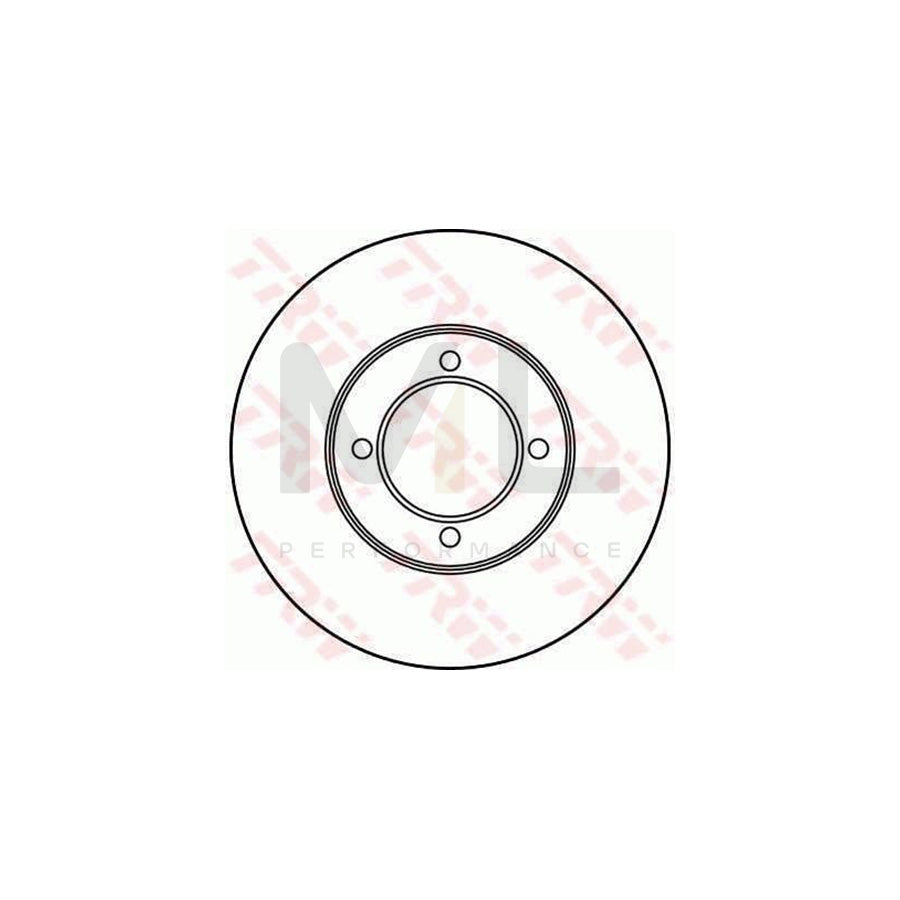 TRW DF2691 Brake Disc for TOYOTA CRESSIDA Vented | ML Performance Car Parts
