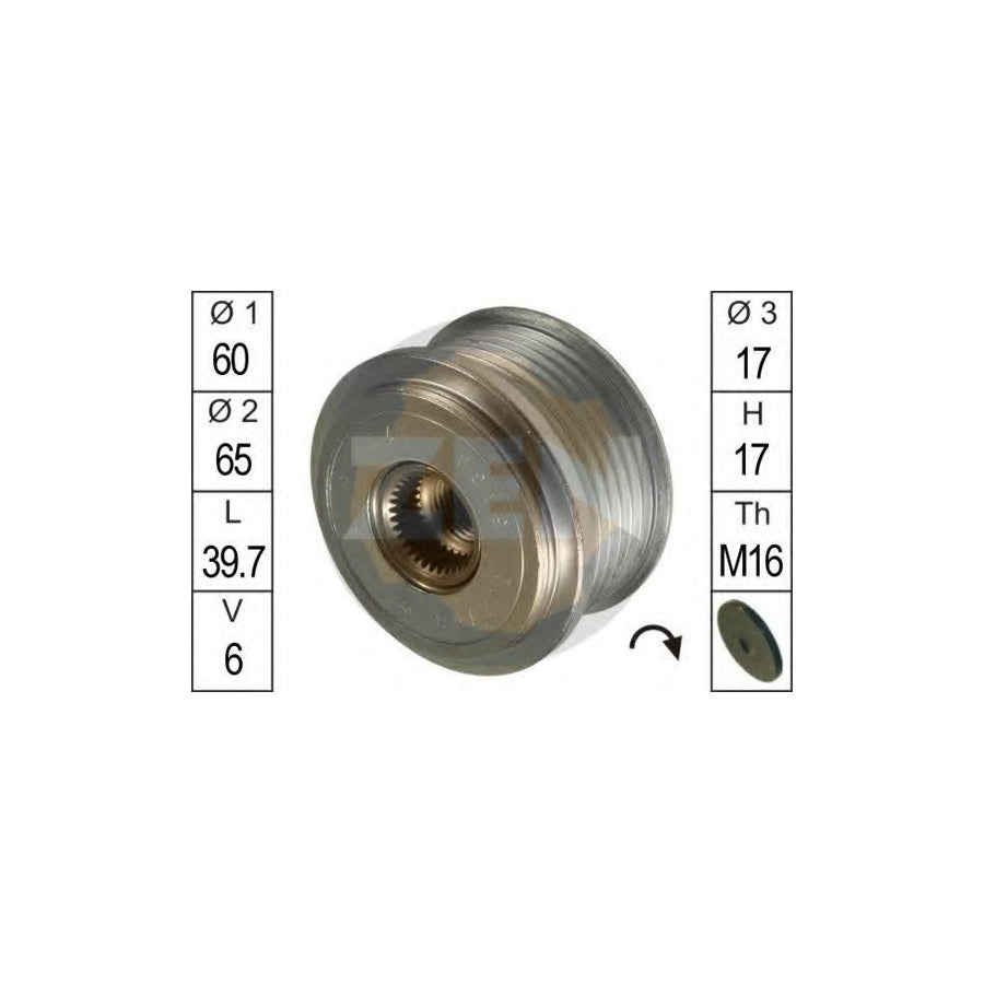 Era 219046 Alternator Freewheel Clutch