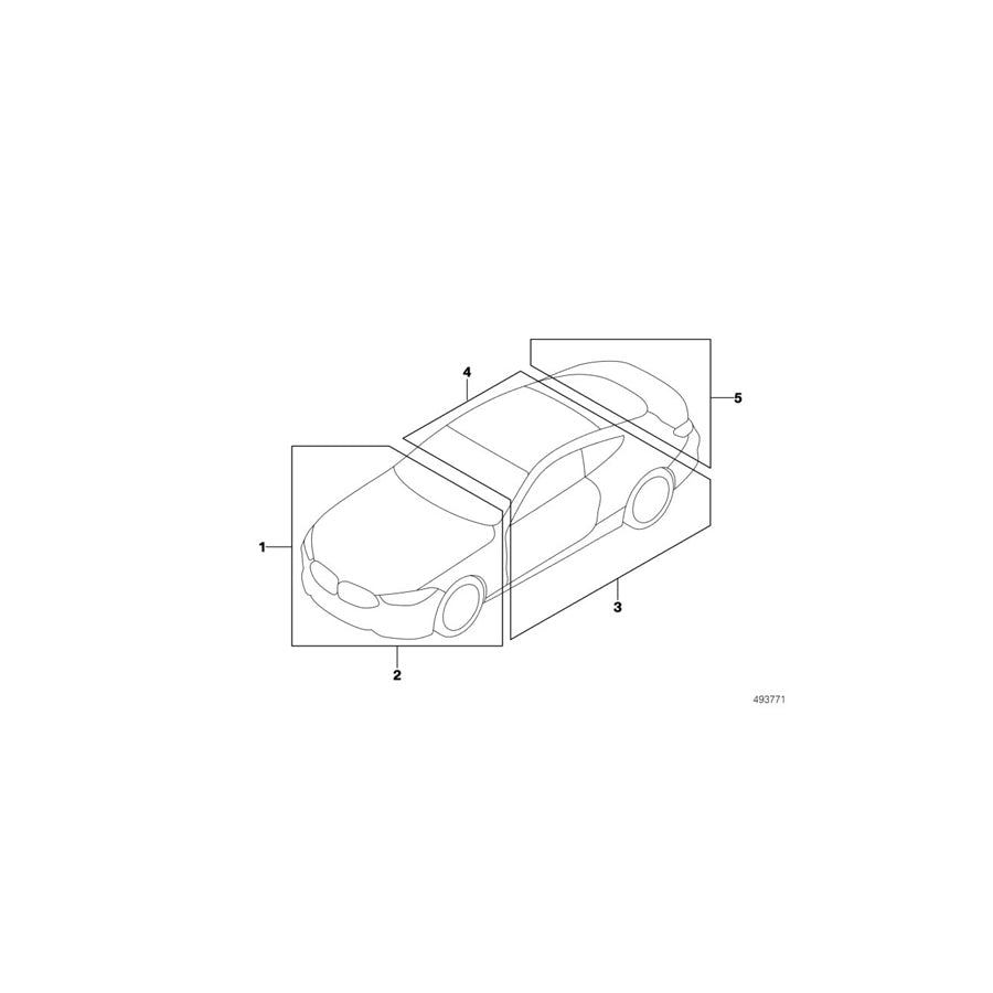 Genuine BMW 71246894051 G15 Label "Tire Pressure" (Inc. M850iX) | ML Performance US