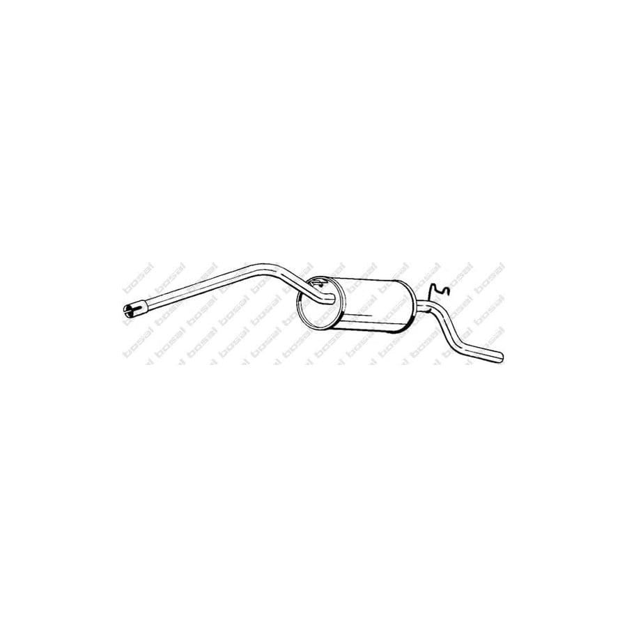 Bosal 280-957 Rear Silencer for Volvo 340-360 Saloon (344)