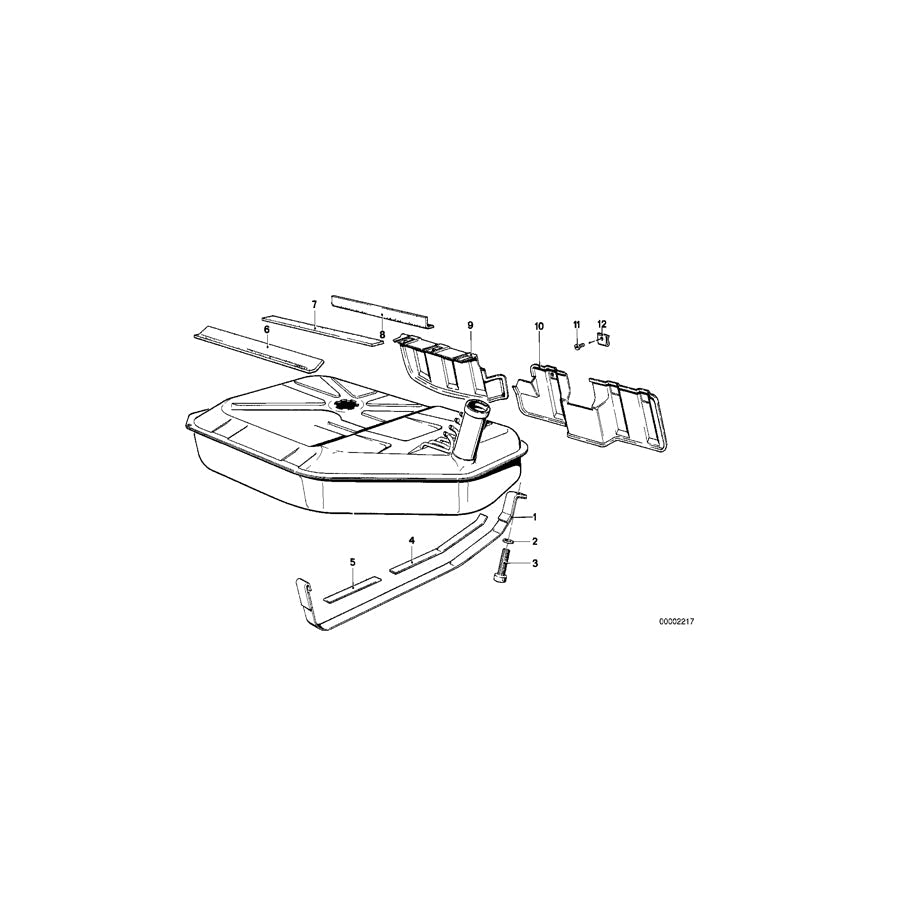 Genuine BMW 51711864777 E23 Protection Plate (Inc. 735i, 745i & 733i) | ML Performance US Car Parts