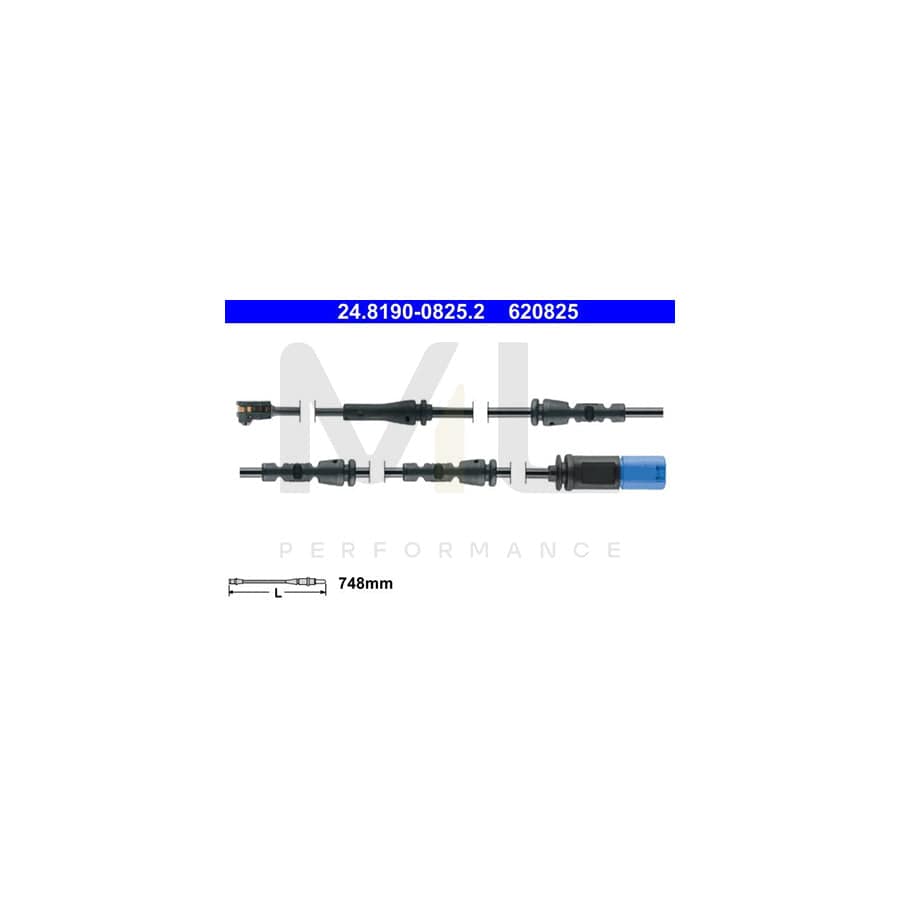 ATE 24.8190-0825.2 Brake pad wear sensor