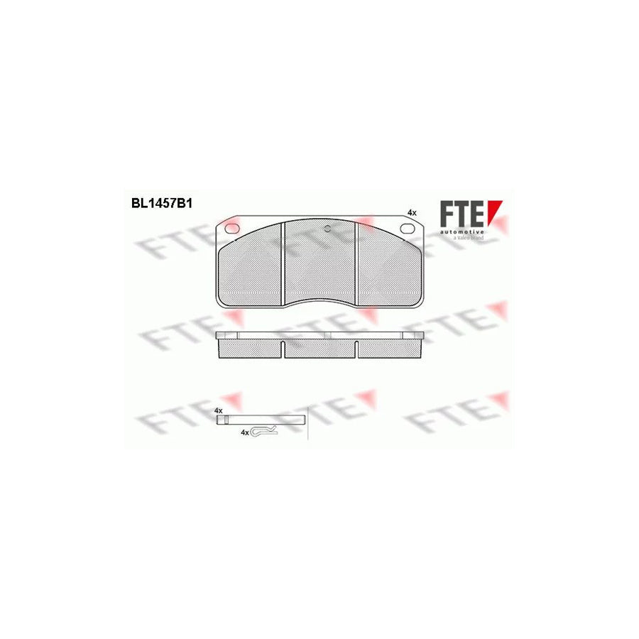FTE Bl1457B1 Brake Pad Set