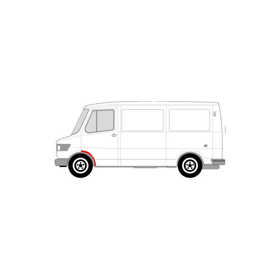 Blic 6505-06-2509001P Rocker Panel For Ford Transit