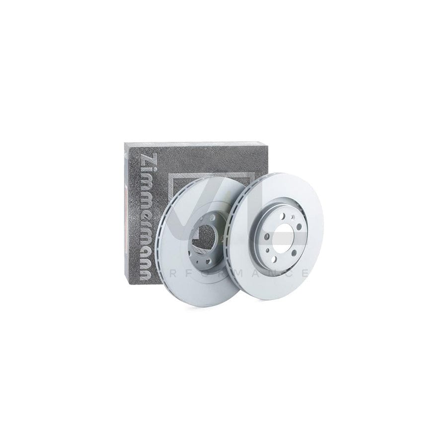 ZIMMERMANN COAT Z 100.1234.20 Brake Disc Externally Vented, Coated, High-carbon - 1 piece