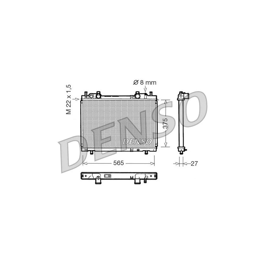 DENSO DRM09026 Engine Radiator