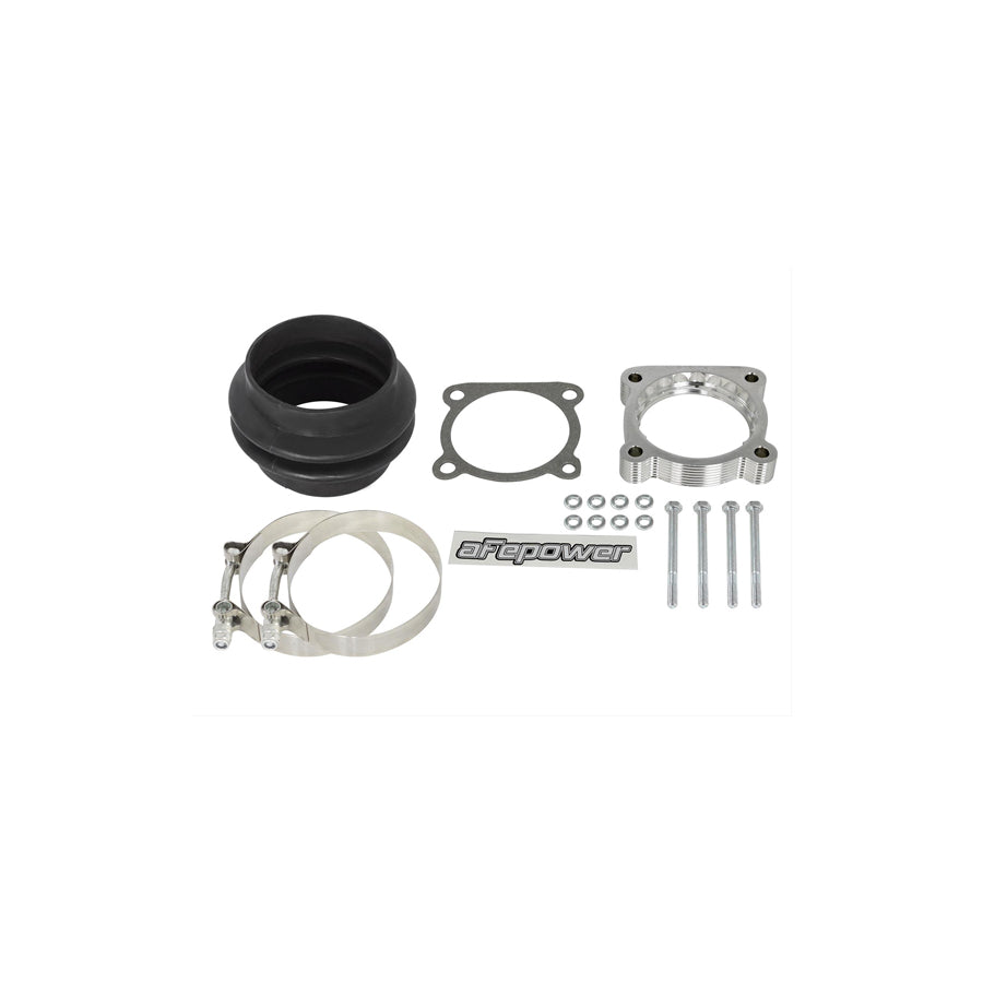 aFe 46-36004 Throttle Body Spacer Nissan Armada 17-21/ Nissan Patrol 10-21 (Y62)/ Infiniti QX80 14-21/ Infiniti QX56 11-13 V8-5.6L | ML Performance US Car Parts