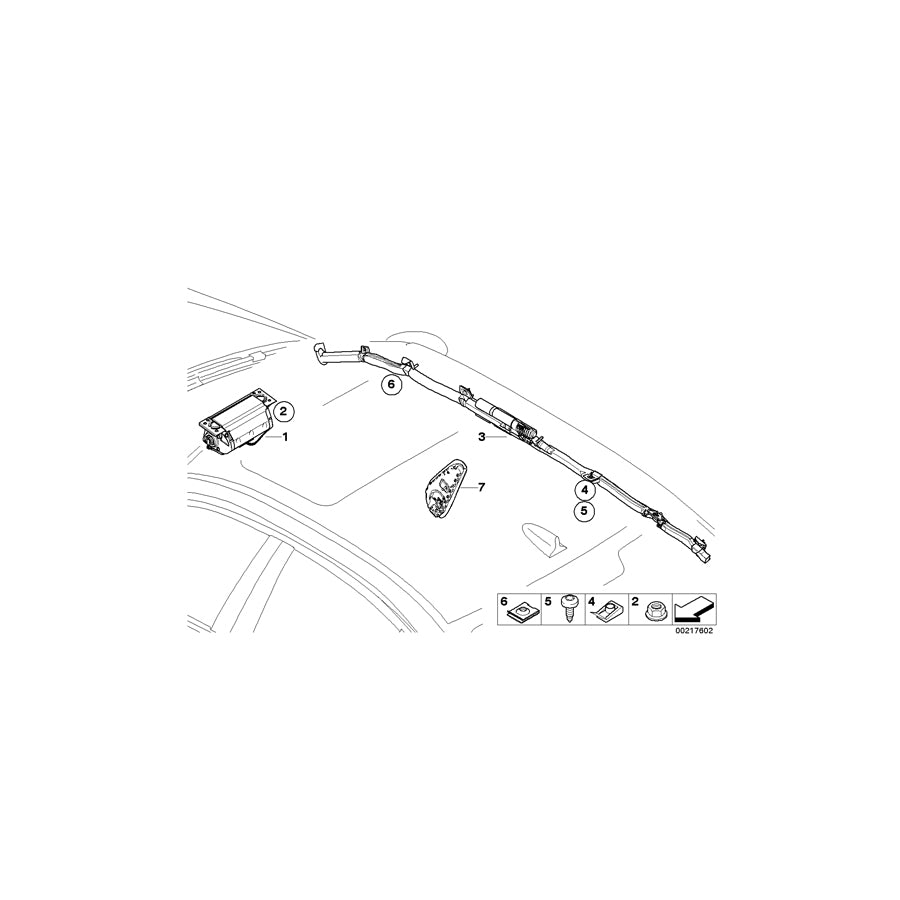Genuine BMW 72127146668 E91 E90 Side Airbag, Front Right Seat GRAU 60 (Inc. 318d, 330d & 335i) | ML Performance US
