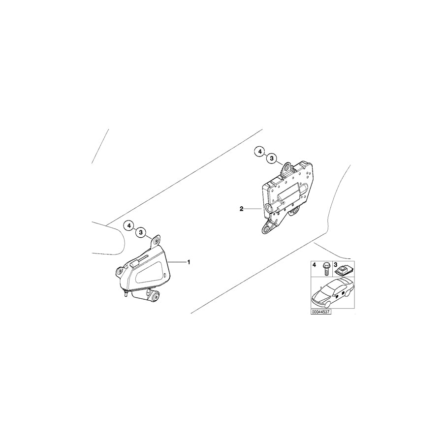 Genuine BMW 72127072625 E46 Left Rear Door Airbag Module (Inc. 330Ci, 318i & 320Cd) | ML Performance US
