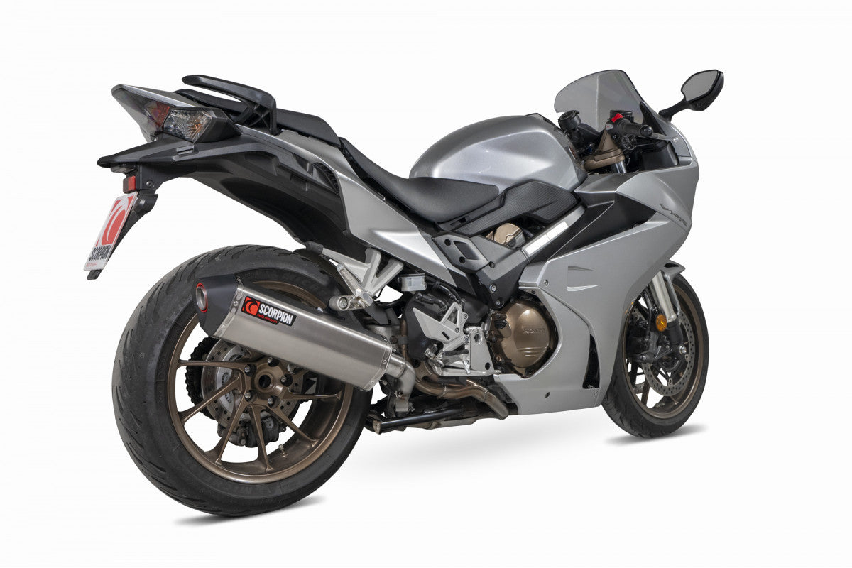 Scorpion RHA168TEO Honda VFR800 F Serket Parallel Slip-On - Titanium Sleeve | ML Performance US US