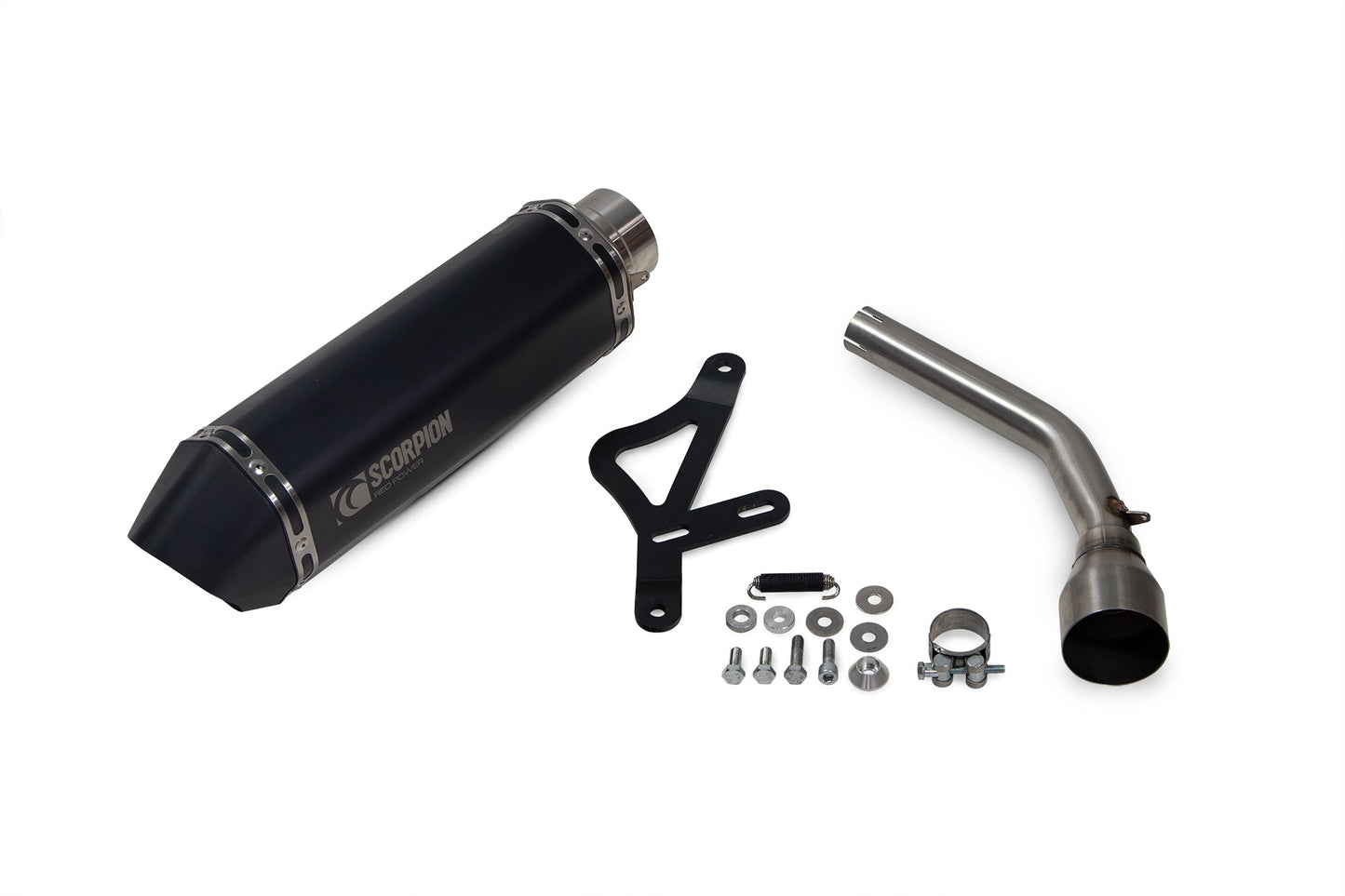 Scorpion RVE217BCER Vespa Serket Parallel Slip-On - Black Ceramic Coated Sleeve (GTS 125 / 300 HPE) | ML Performance US US