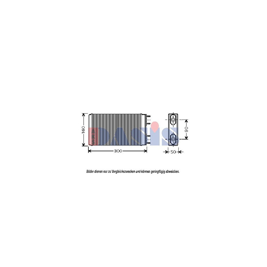 AKS Dasis 499005N Heater Matrix