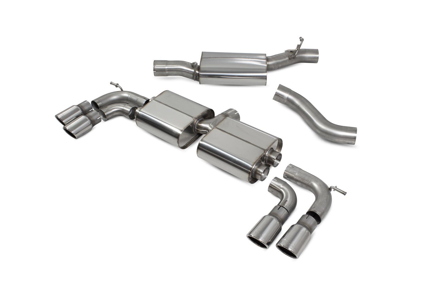 Scorpion SVW055 VW Golf R MK7.5 Resonated Cat/Gpf Back System | ML Performance US US