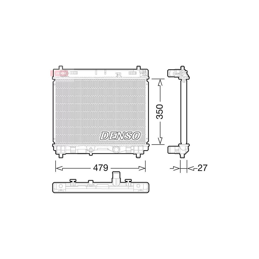 DENSO DRM50058 Engine Radiator for Toyota Urban Cruiser (Xp110)