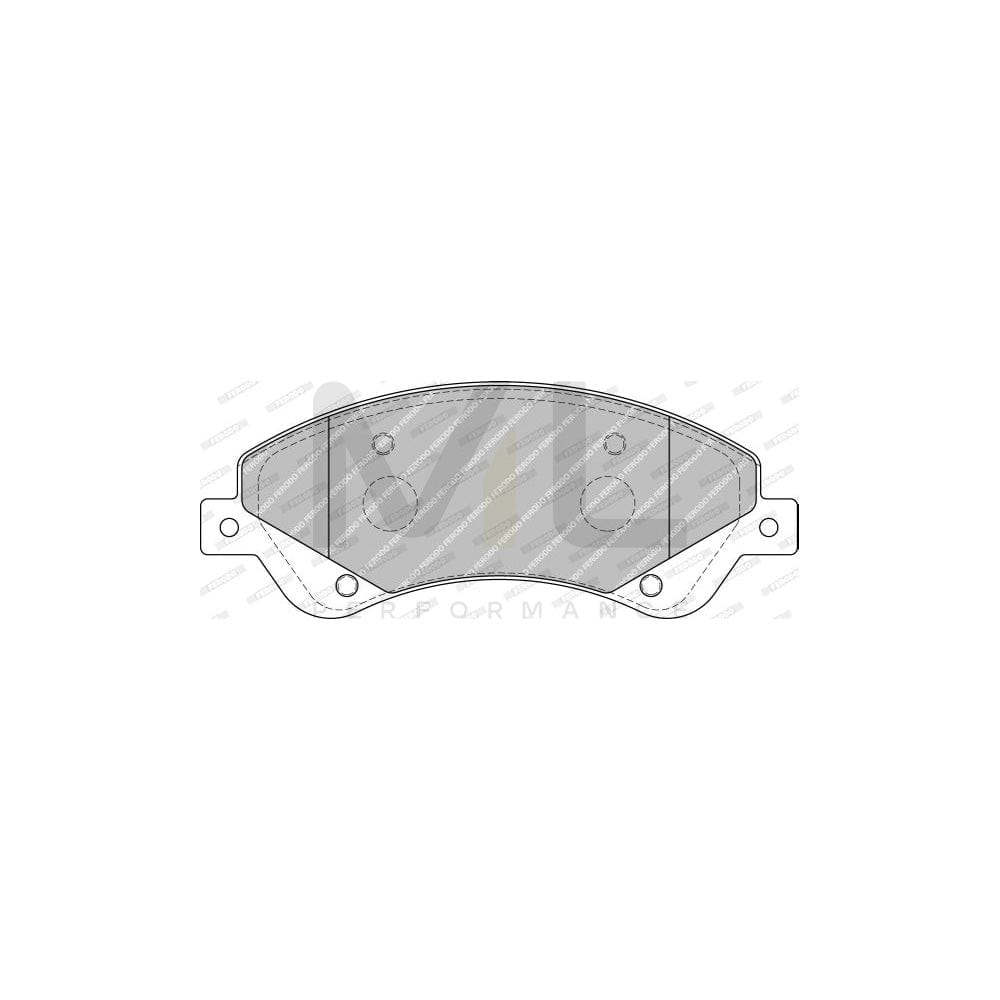 Ferodo Premier Eco Friction Fdb4929 Brake Pad Set With Acoustic Wear Warning, With Accessories | ML Performance Car Parts