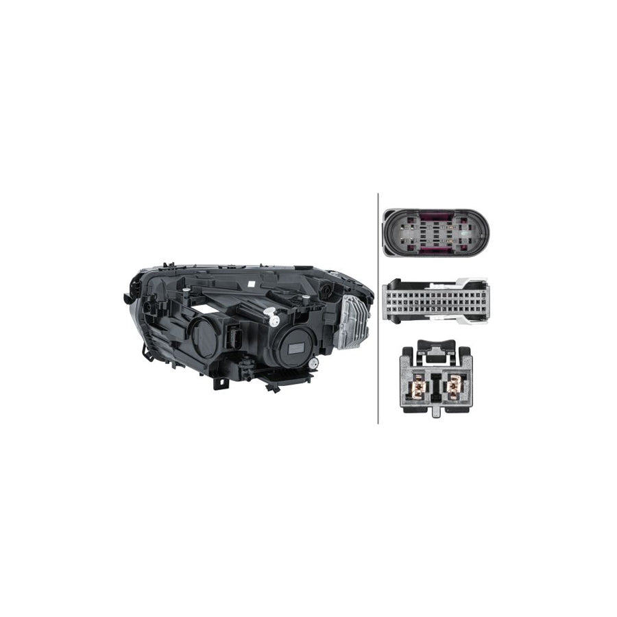 Hella 1LX 014 530-341 Headlight Suitable For Mercedes-Benz Eqa (H243)