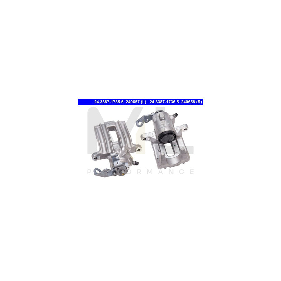 ATE 24.3387-1736.5 Brake Caliper without holder