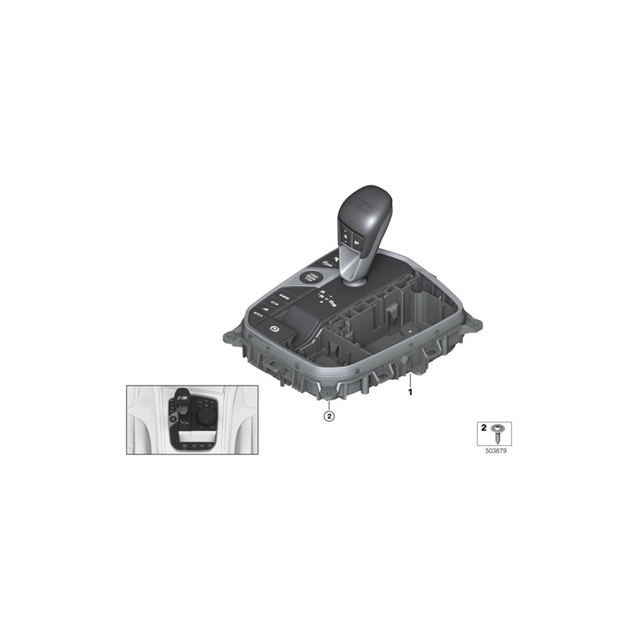 Genuine BMW 61319503027 F92 F93 F91 Control Panel Center Console (Inc. M8) | ML Performance US Car Parts