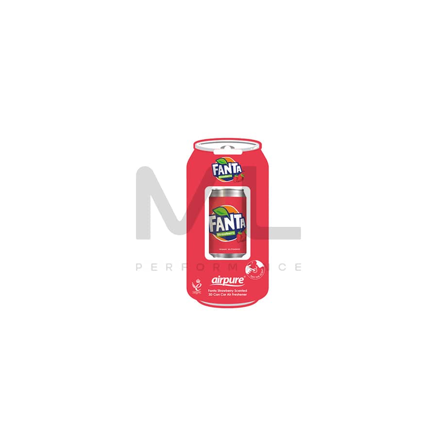 AirPure 3D Vent Coca Cola Car Air Freshener - Fanta Strawberry