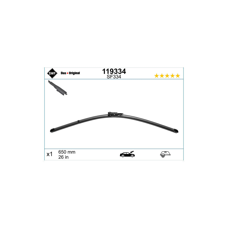 Swf Visioflex 119334 Wiper Blade | ML Performance US Car Parts