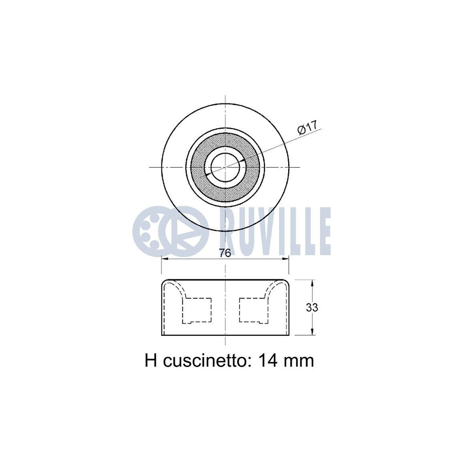 Ruville 59960 Alternator Freewheel Clutch