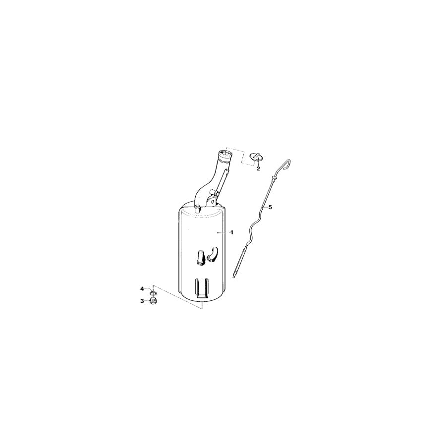 Genuine BMW 11431304531 E26 Oil Carrier (Inc. M1) | ML Performance US Car Parts