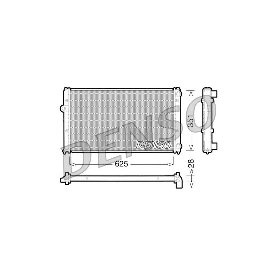DENSO DRM26001 Engine Radiator
