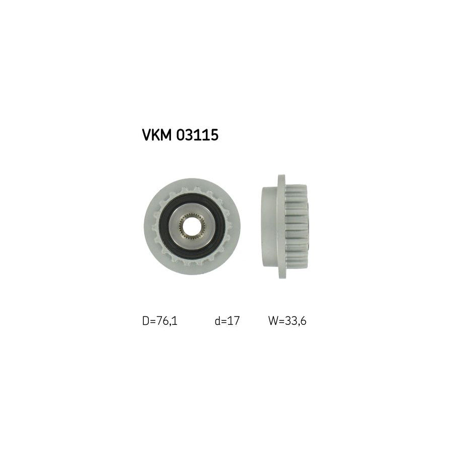 Skf Vkm 03115 Alternator Freewheel Clutch | ML Performance US Car Parts