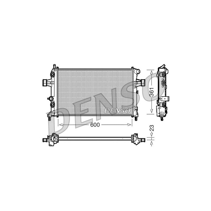 DENSO DRM20086 Engine Radiator