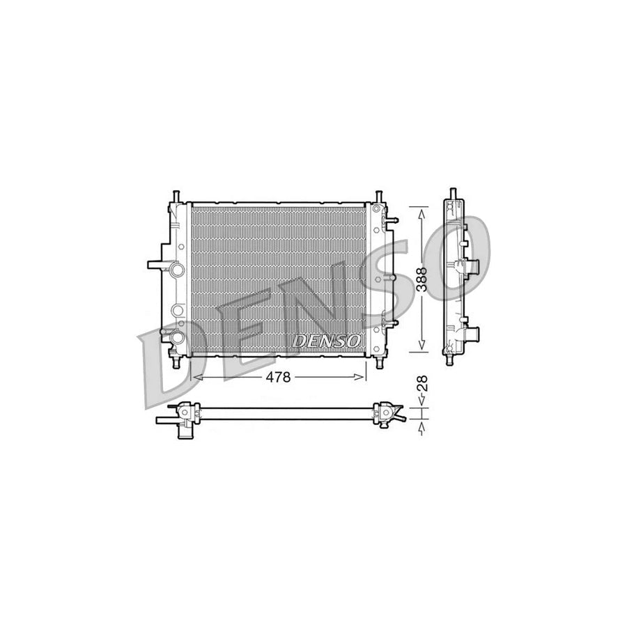 DENSO DRM09032 Engine Radiator