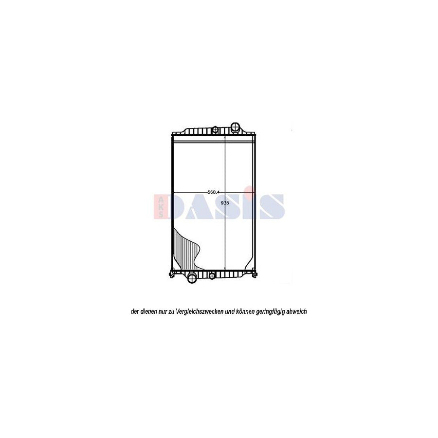 AKS Dasis 280019N Engine Radiator