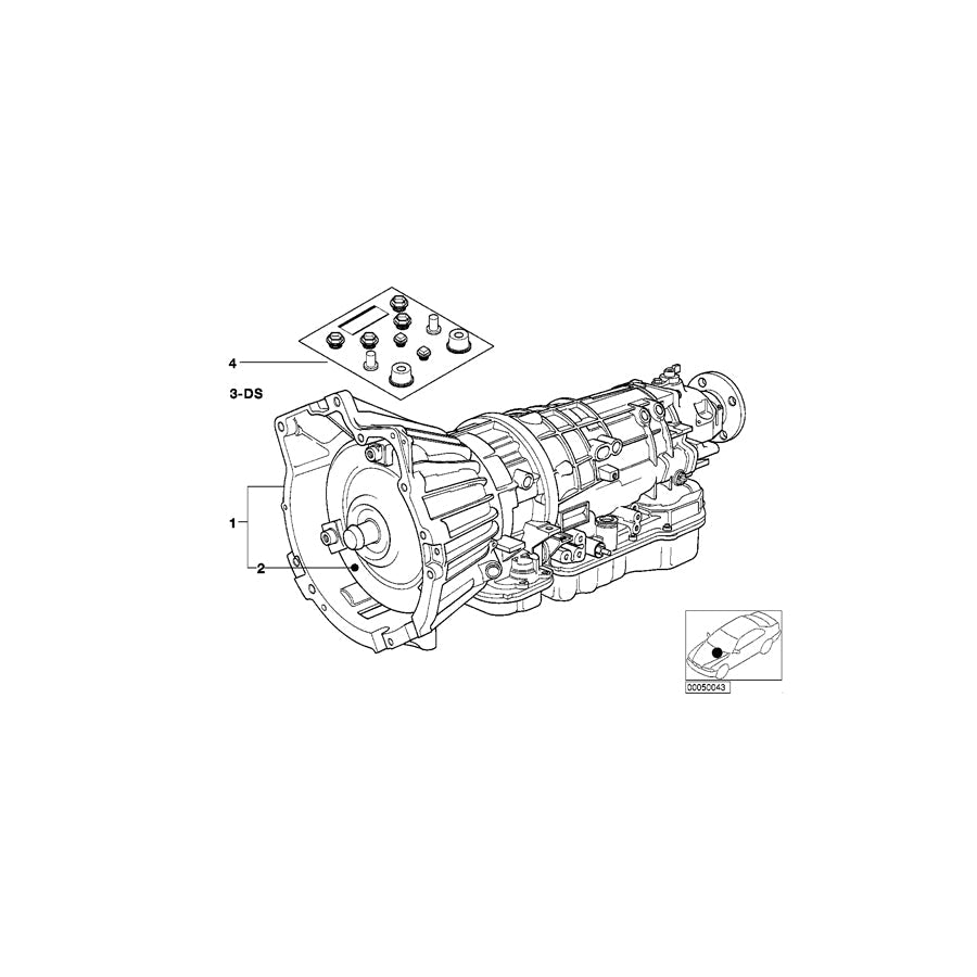 Genuine BMW 24401423814 E36 E34 Torque Converter A4S 310R (Inc. 318ti, 318i & 520i) | ML Performance US Car Parts