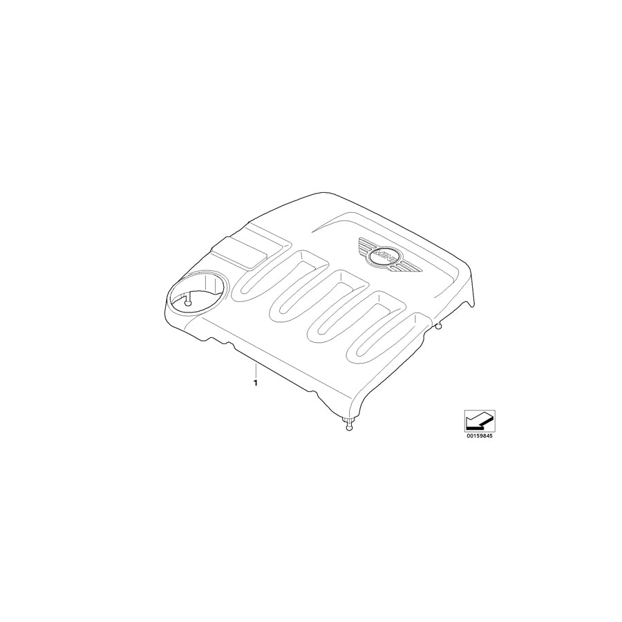 Genuine BMW 11147800389 R56 Sound Protection Cap (Inc. One D & Cooper D) | ML Performance US Car Parts