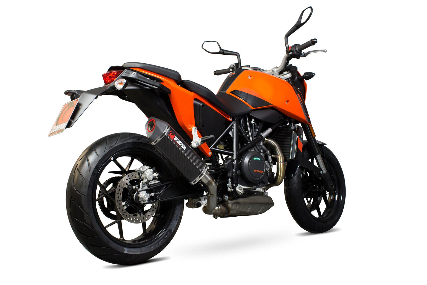 Scorpion RKT79CEO KTM Duke 690 Serket Parallel Slip-On - Carbon Fibre Sleeve | ML Performance US US