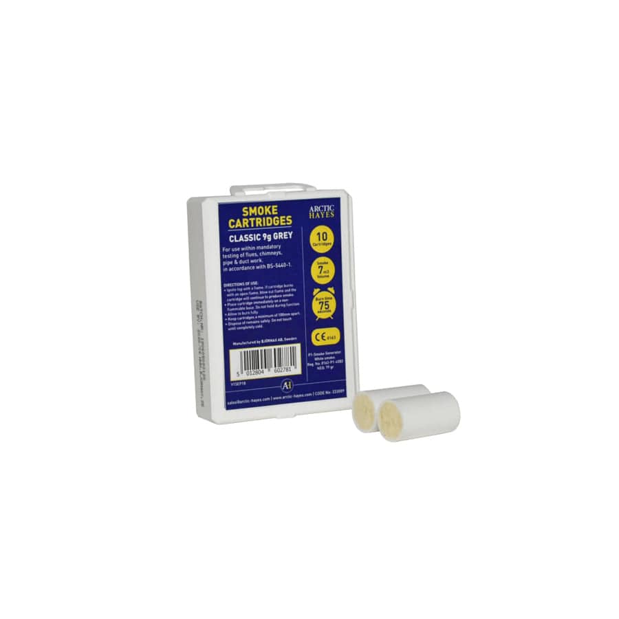 Arctic Hayes ARC333009 Smoke Cartridges Classic 9g White (Pack 10)
