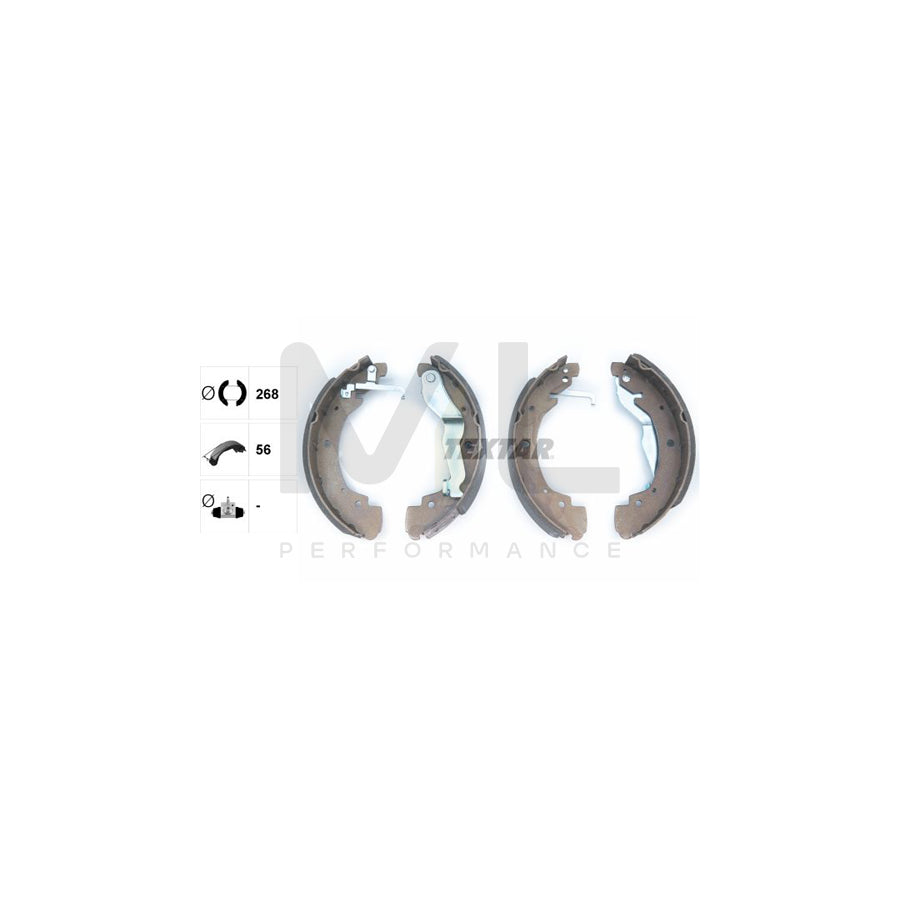 TEXTAR 91044600 Brake Shoe Set with handbrake lever | ML Performance Car Parts