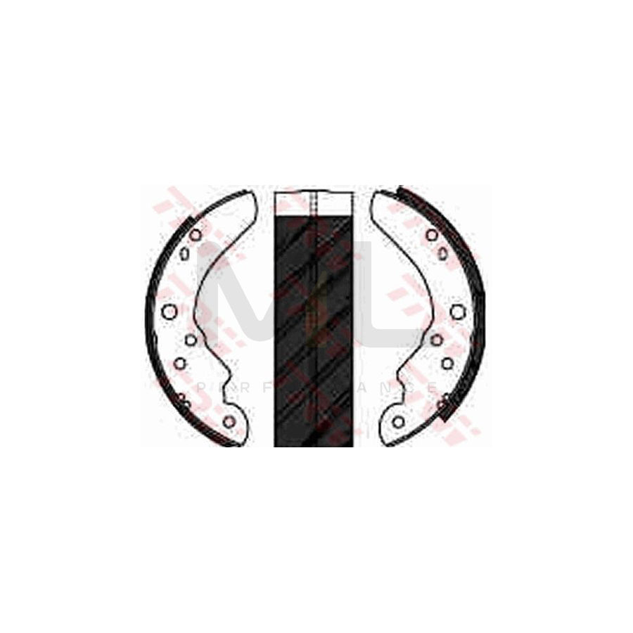 TRW GS6142 Brake Shoe Set for FORD TRANSIT | ML Performance Car Parts