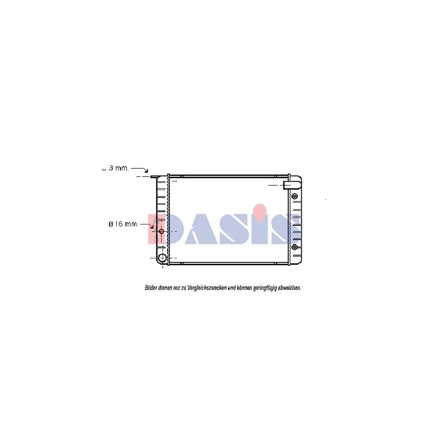 AKS Dasis 220290N Engine Radiator